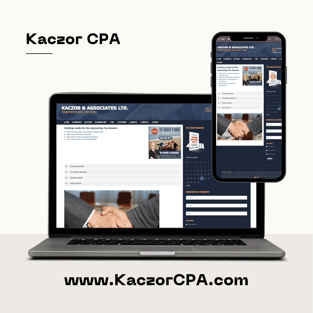 KaczorCpa.com – projekt Strony Chicago